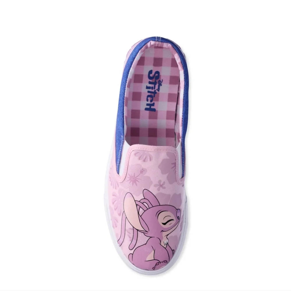 Women's Disney Stitch Low Top Slip On Sneaker Shoes Size 8.5 New - Picture 9 of 10